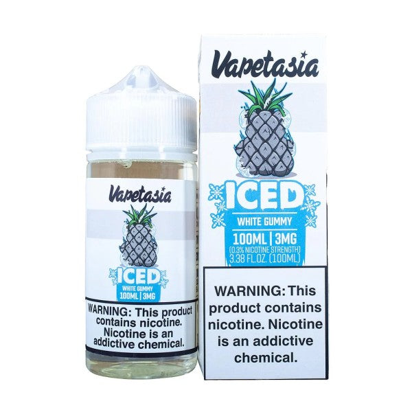 VAPETASIA ICE WHITE GUMMY 100ML 6MG