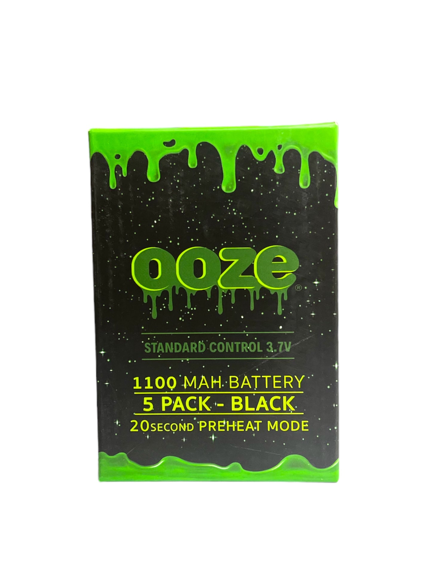 OOZE BATTERY 1100MAH BLACK 5 PACK 3.7V