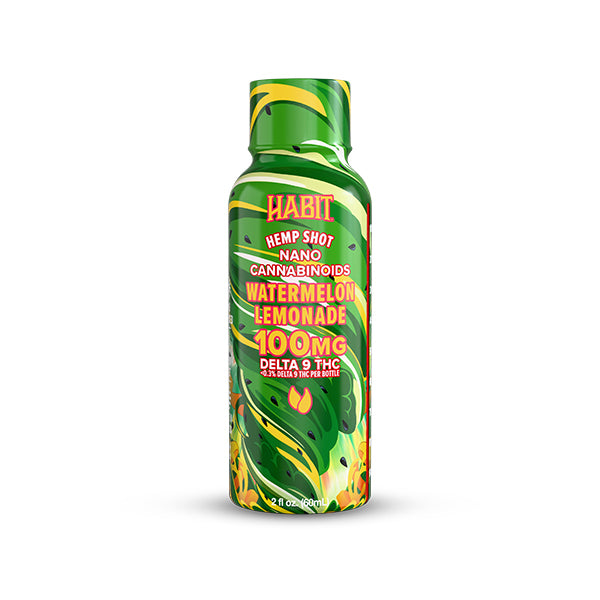 HABIT HEMP SHOT D9 THCA WATERMELON LEMANDE 100MG
