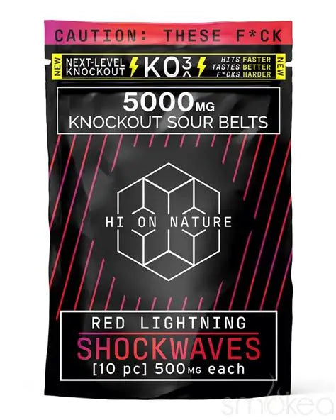 HI ON NATURE KO3 GUMY RED LIGHTNING 5000MG