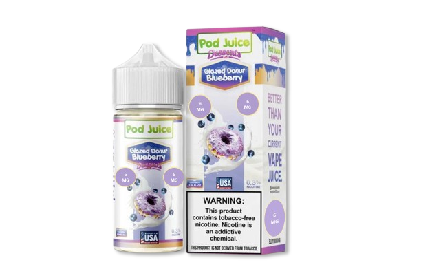 POD JUICE BLAZED DONUT BLUEBERRY 6MG 100ML