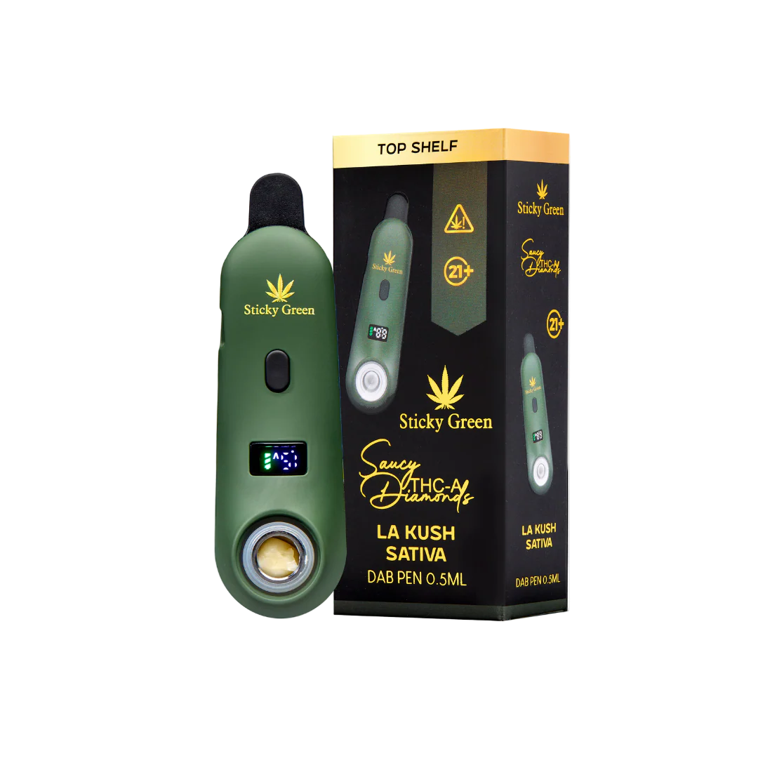 STICKY GREEN DAB PEN LA KUSH SATIVA 0.5ML