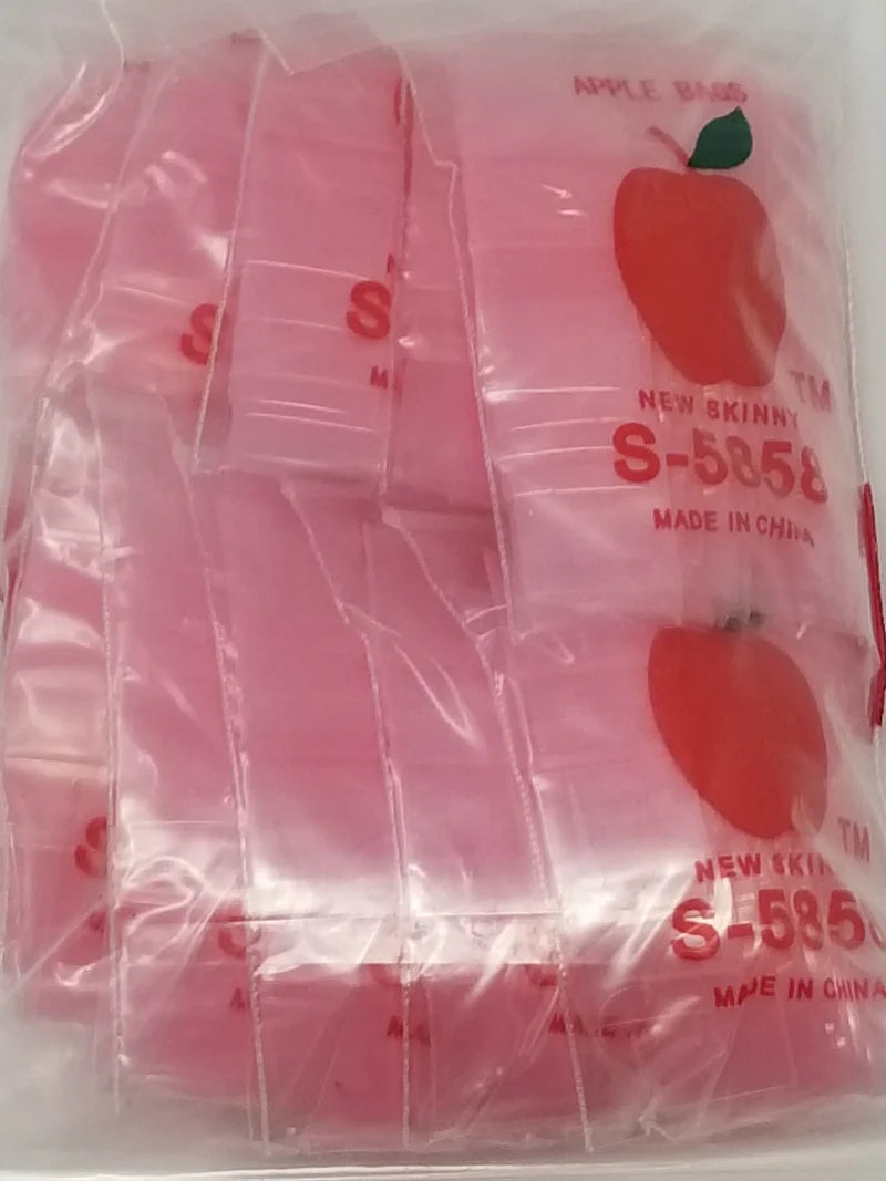 APPLE BAGGIES ASSORTED COLORS SMALL CODE 5858