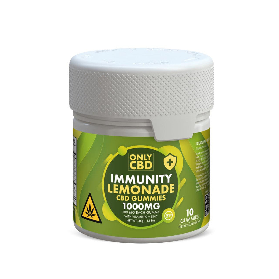 ONLY CBD IMMUNITY GUMMIES LEMONADE 1000MG