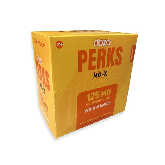 DOZO PERKS MG-X HIGH POTENCY WILD MNGO 125MG 25CT