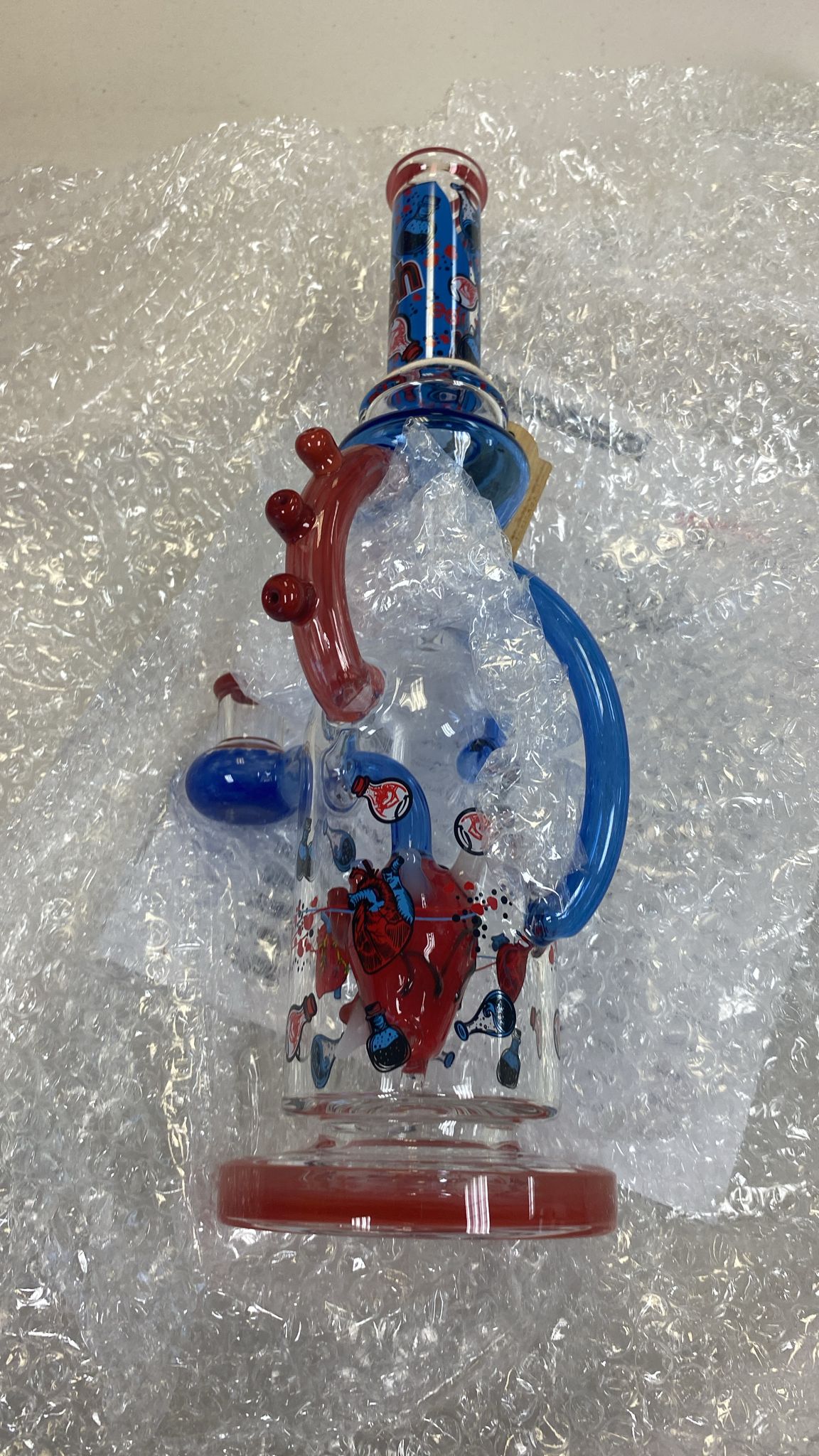 WATERPIPE CHEECH HEART SURGONS RELAXATION CHE368 14"