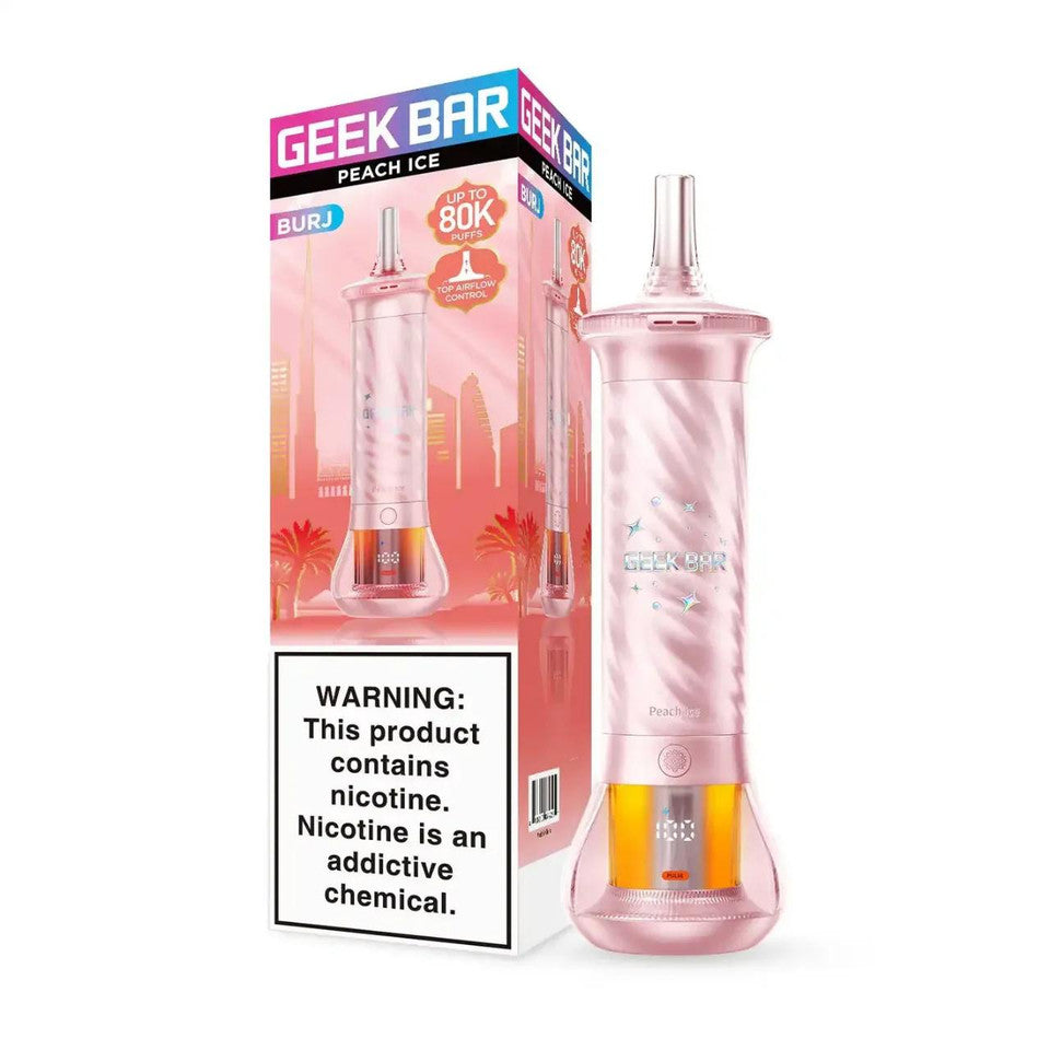 GEEK BAR BURJ PEACH ICE 80K