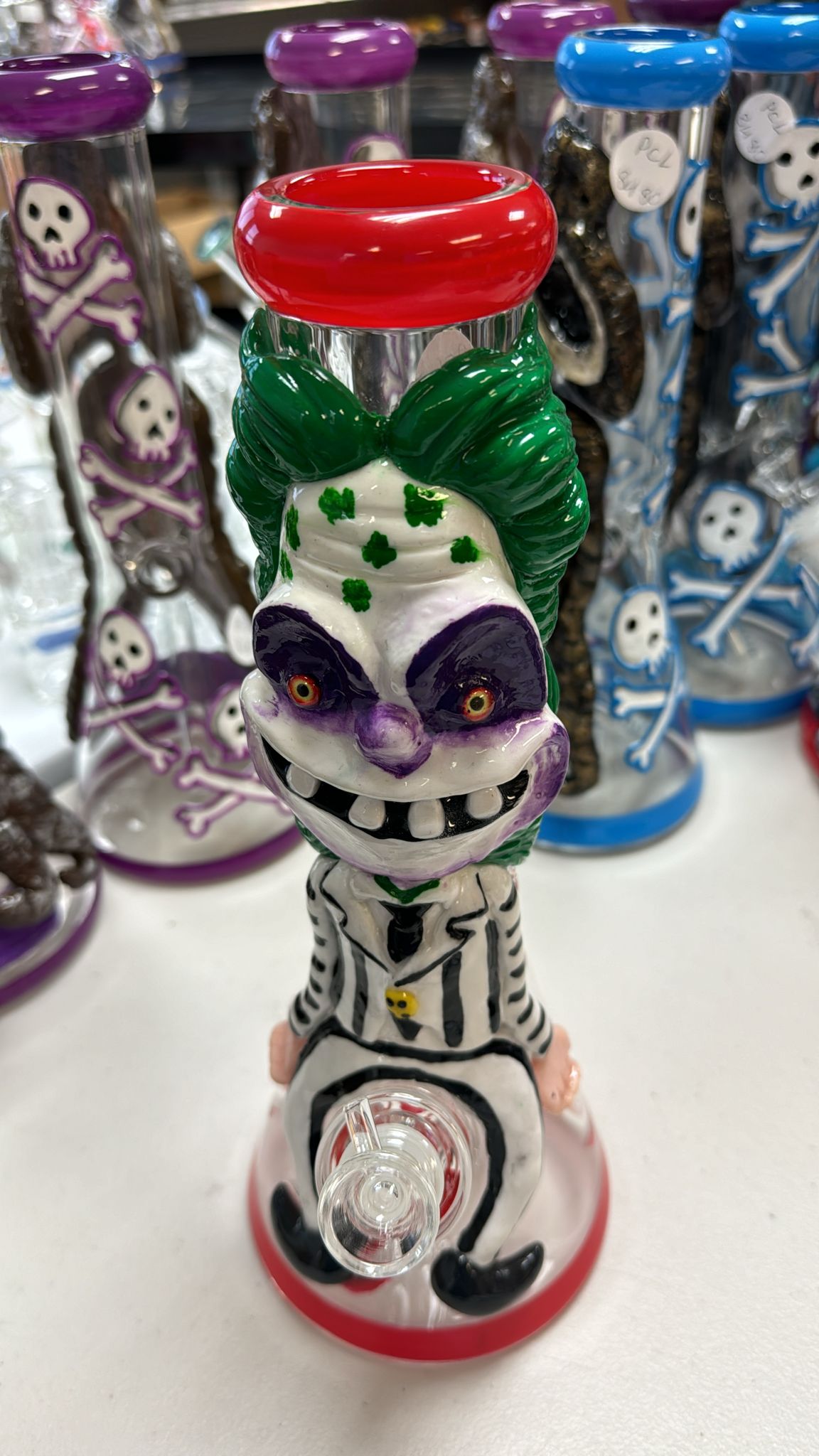 WTR PIPE CRAZY CLOWN ART BEAKER MONSTER FRANKIE