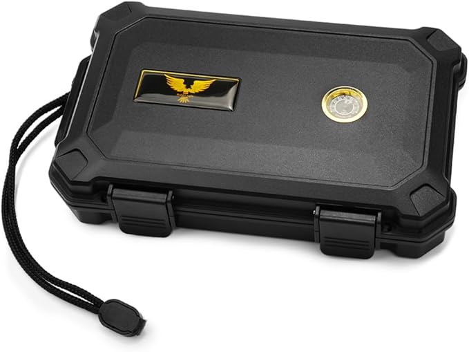 BALD EAGLE HUMIDOR CIGAR PORTABLE TRAVEL CASE
