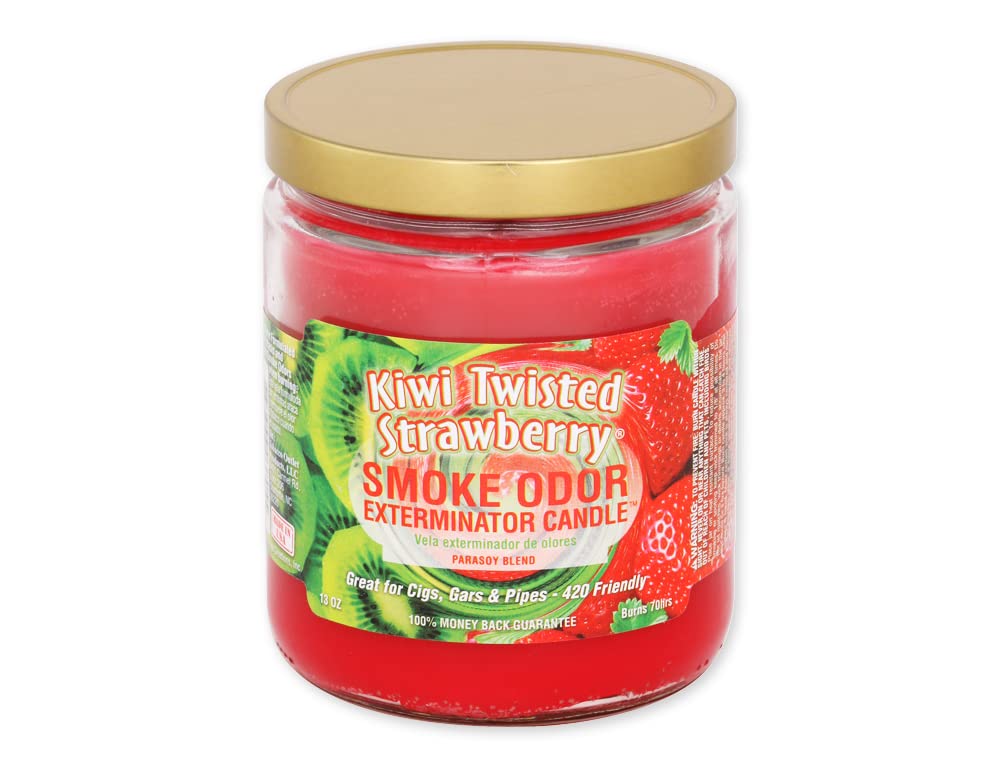 SMOKE ODOR CNDL KIWI TWISTED STRAWBERRY 13OZ 1CT