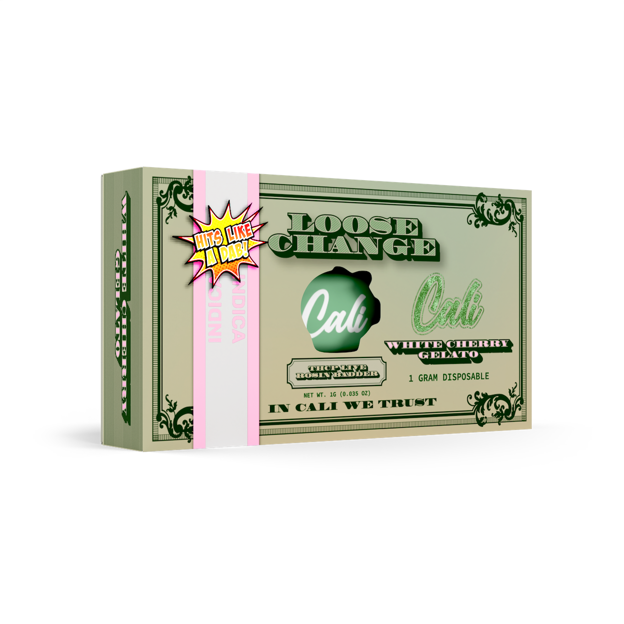 LOSE CHANGE WHITE CHRY GELATO IND 1G|850053112836|Pack Of|10