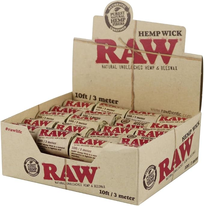 RAW HEMP WICK METER 10FT