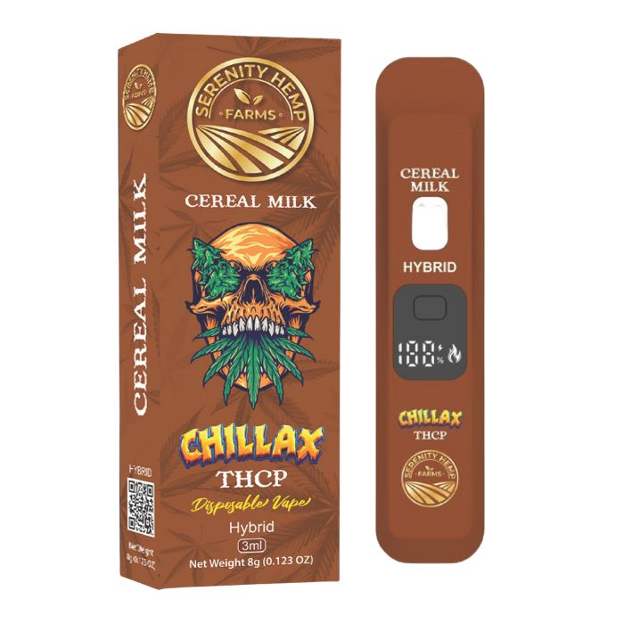 SERENITY HEMP CHILLAX THCP PROLL CEREAL MILK 3GM