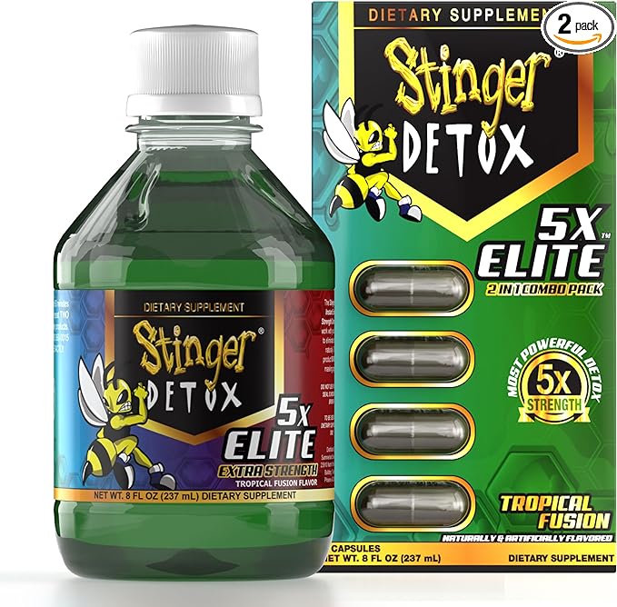 STINGER DETOX 2 IN 1 TROPICAL FUSION 8OZ