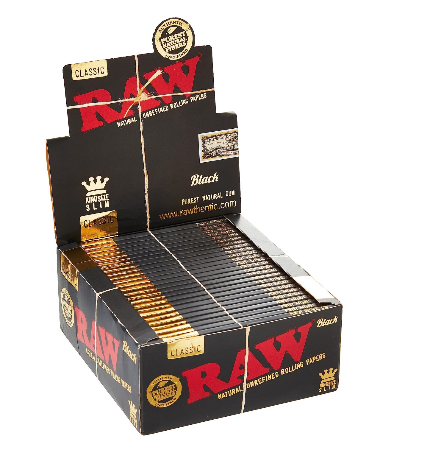 RAW BLACK CLASSIC KING SIZE SLIM