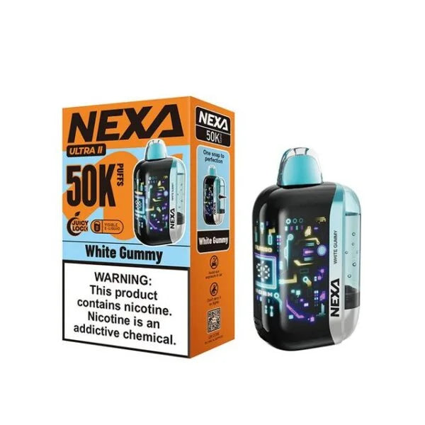 NEXA ULTRA II 50K|NEXA ULTRA II WHITE GUMMY 50K|6942344010243|Pack of 5