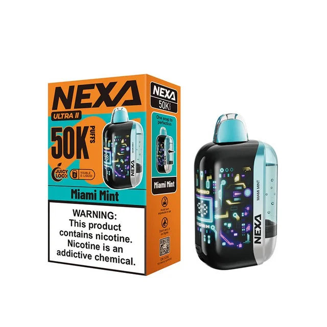 NEXA ULTRA II 50K|NEXA ULTRA II MIAMI MINT 50K|6942344010236|Pack of 5
