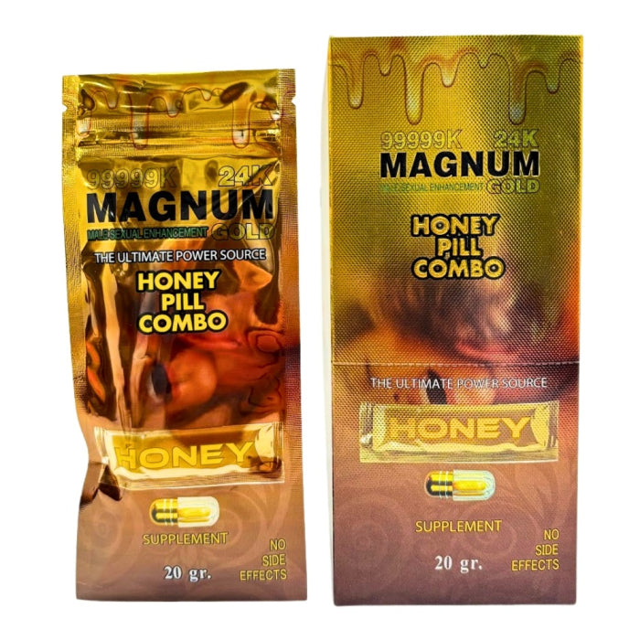MAGNUM HONEY PILL COMBO GOLD 24K 18CT