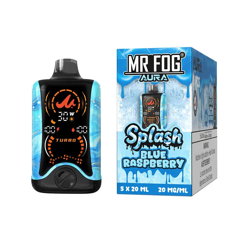 MR FOG AURA BLUE RASPBERRY SPLASH EDTN 60K