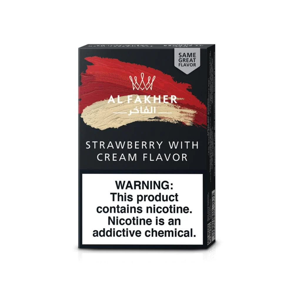 AL FAKHER STRAWBERRY WITH CREAM FLAVOR 50G