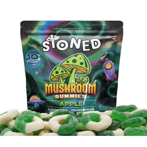 STONED AMANITA MUSCARIA APPLE RINGS GUMY 10000MG