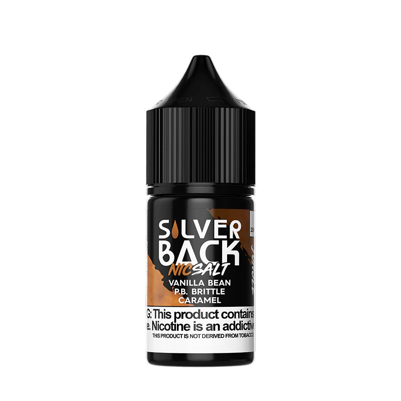 SILVER BACK CARML VANILA BEAN PB BRITLE 25MG 30ML