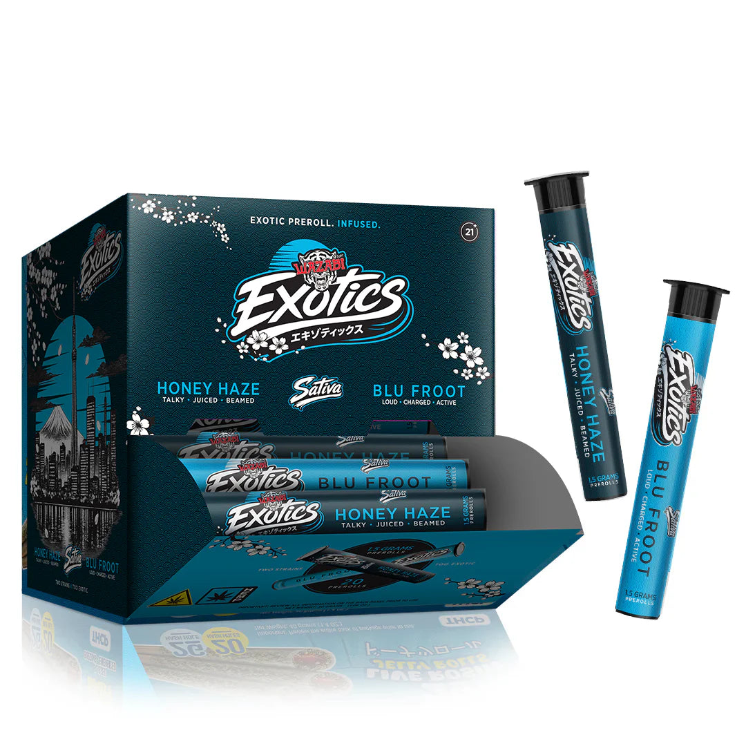 WAZABI EXOTICS PROLL HONEY HAZE BLUE FROOT STVA 1.5GM