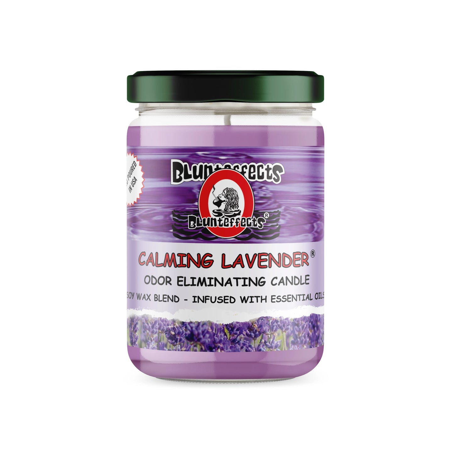 BLUNTEFFECT ODOR CANDLE CALMING LAVERS 13OZ