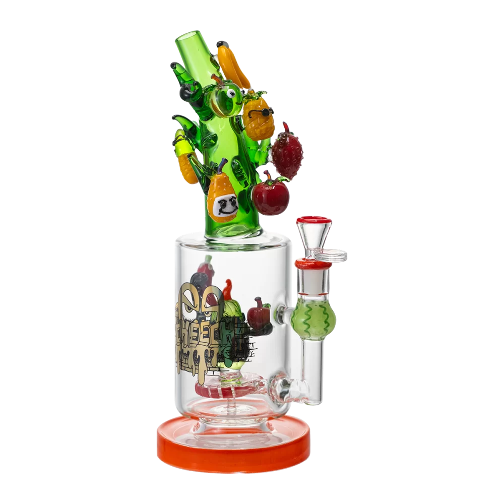 CHEECH GLASS VEGGIE VOLCANO GIGGLE CHE406 12"