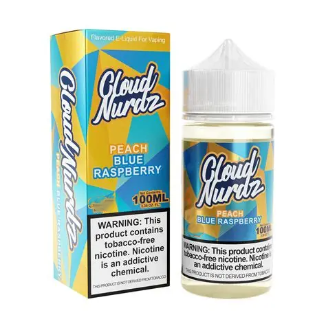 CLOUD NURDZ PEACH BLUE RSPBRY 100ML 6MG