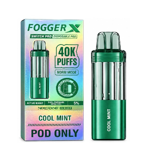FOGER X SWITCH PRO POD NXD COOL MINT 40K