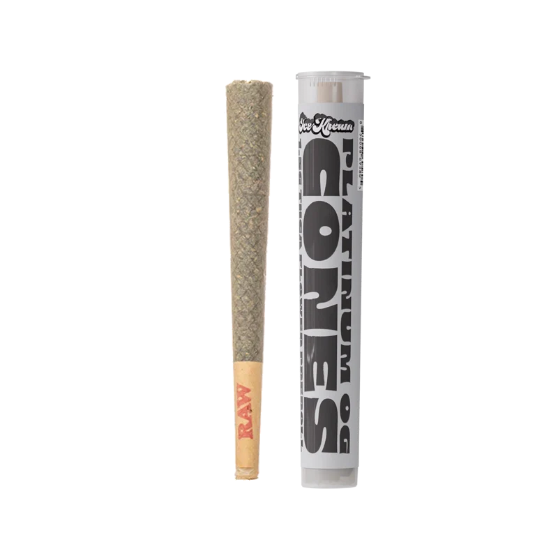 ICE KREAM CONES THCA FLOWER PROLL PLATINUM OG 1.5GM