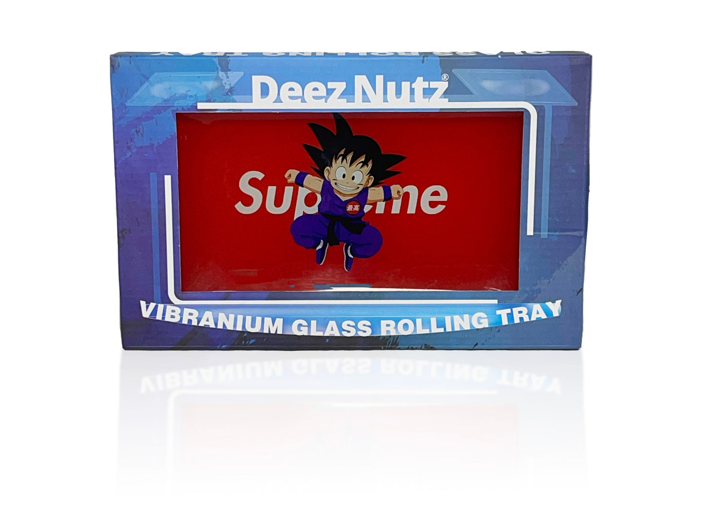 GLASS ROLLING TRAY DEEZ NUTZ SUPREME