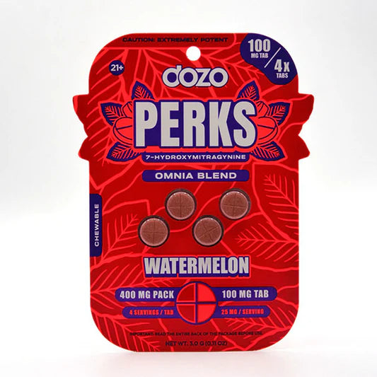 DOZO 7 HYDROXYMITRAGYNINE WATERMELON 400MG 4CT