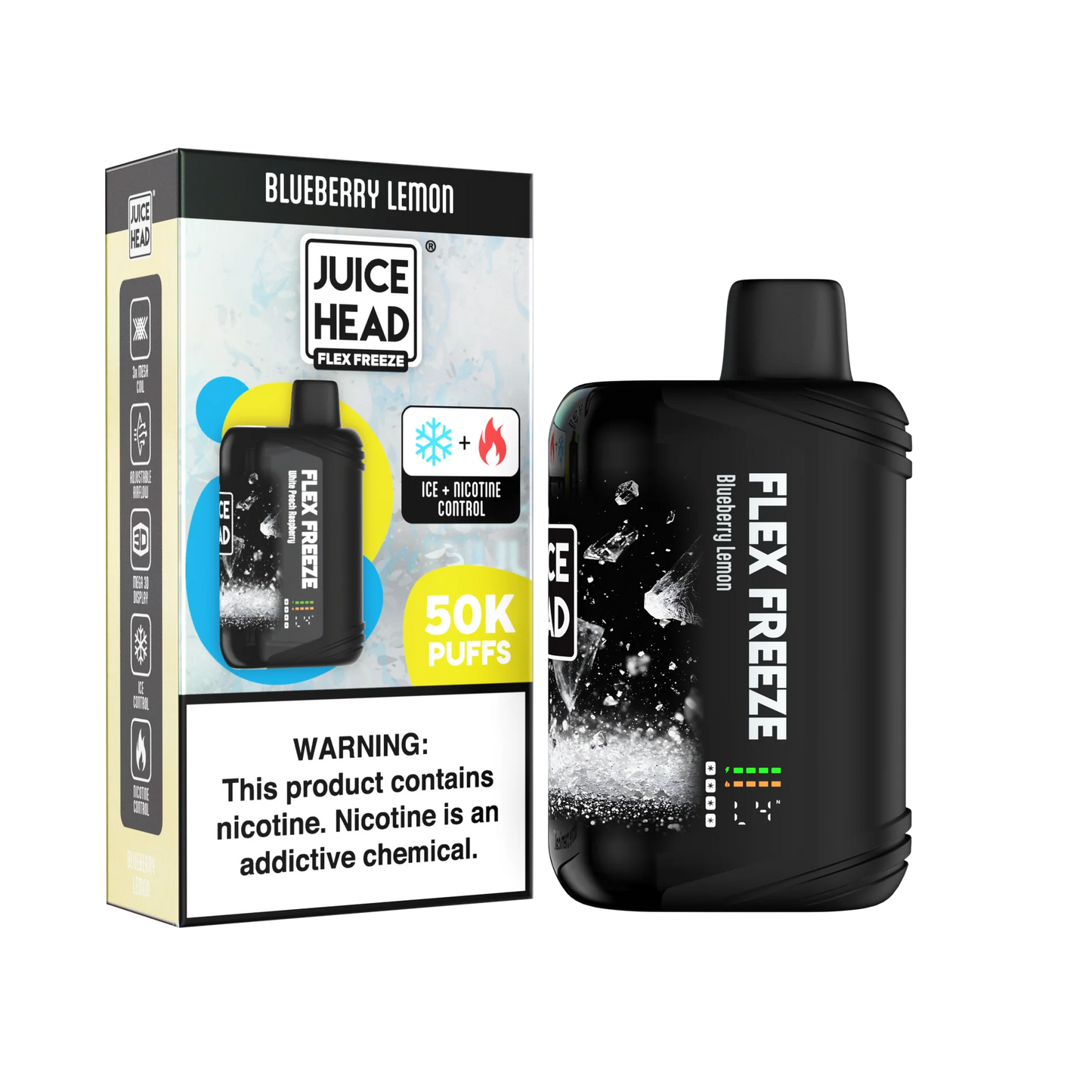 JUICE HEAD FLEX FREEZE BLUEBERRY LEMON 50K