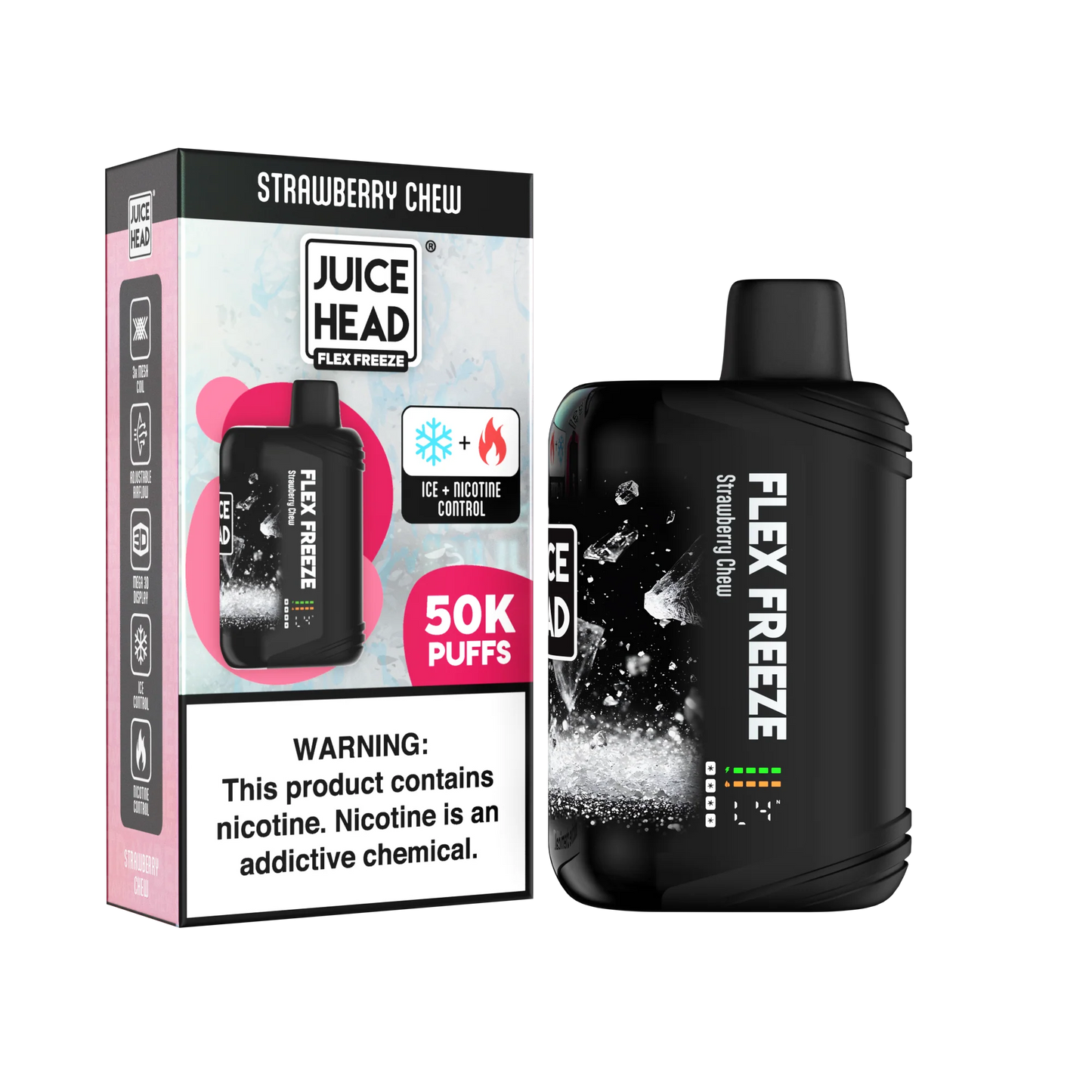 JUICE HEAD FLEX FREEZE STRAWBERRY CHEW 50K