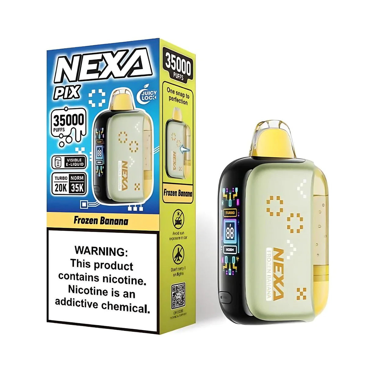 NEXA PIX USA 35K|NEXA PIX USA FROZEN BANANA 35K|810205670355| Pack of 5