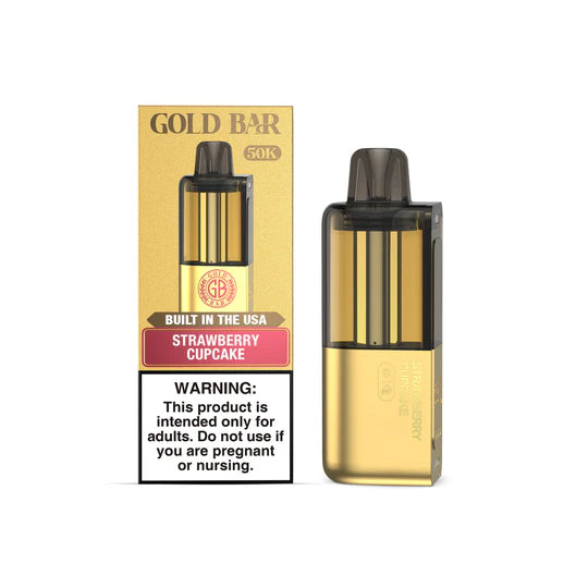 GOLD BAR MAX POD STRAWBERRY CUPCAKE 50K