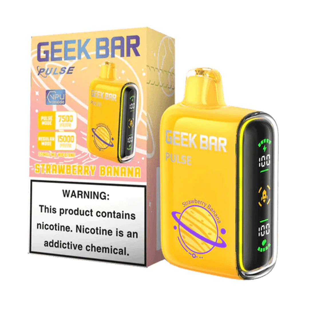 GEEK BAR PULSE STRWBRY BANANA 15K|810125434785|Pack Of|5