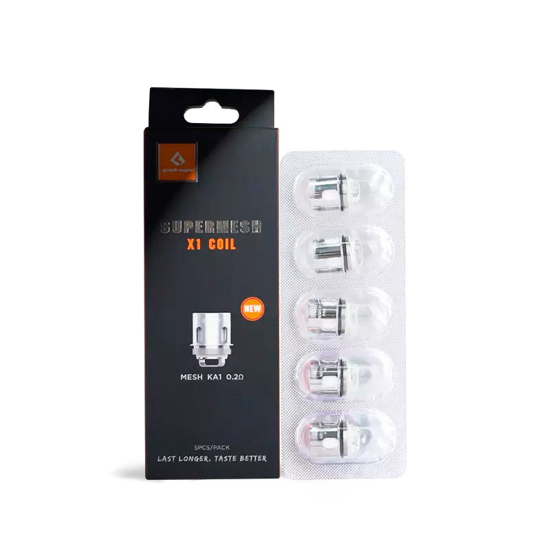 GEEKVAPE SUPERMESH X1 KA1 0.2OHM COIL 5CT
