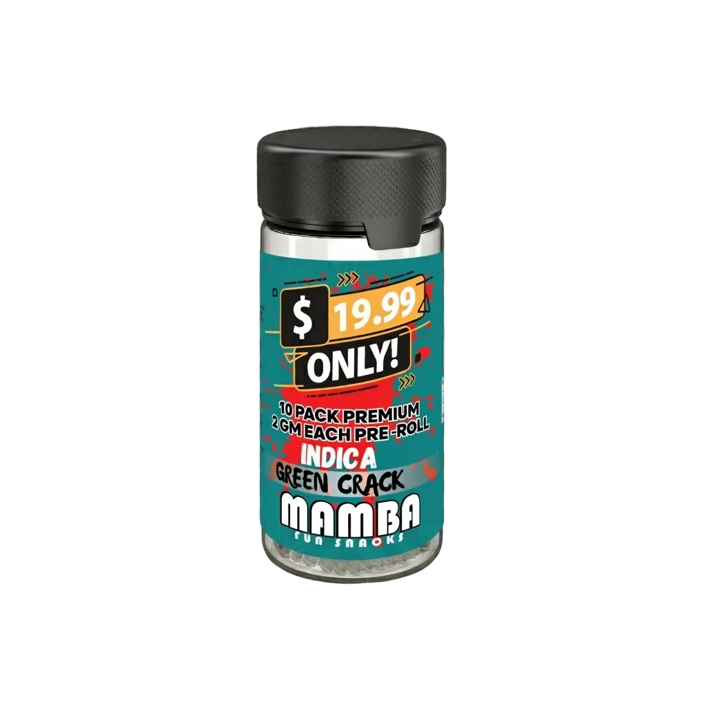 MAMBA PREMIUM PROLL GREEN CRACK IND 2GM 10CT JAR
