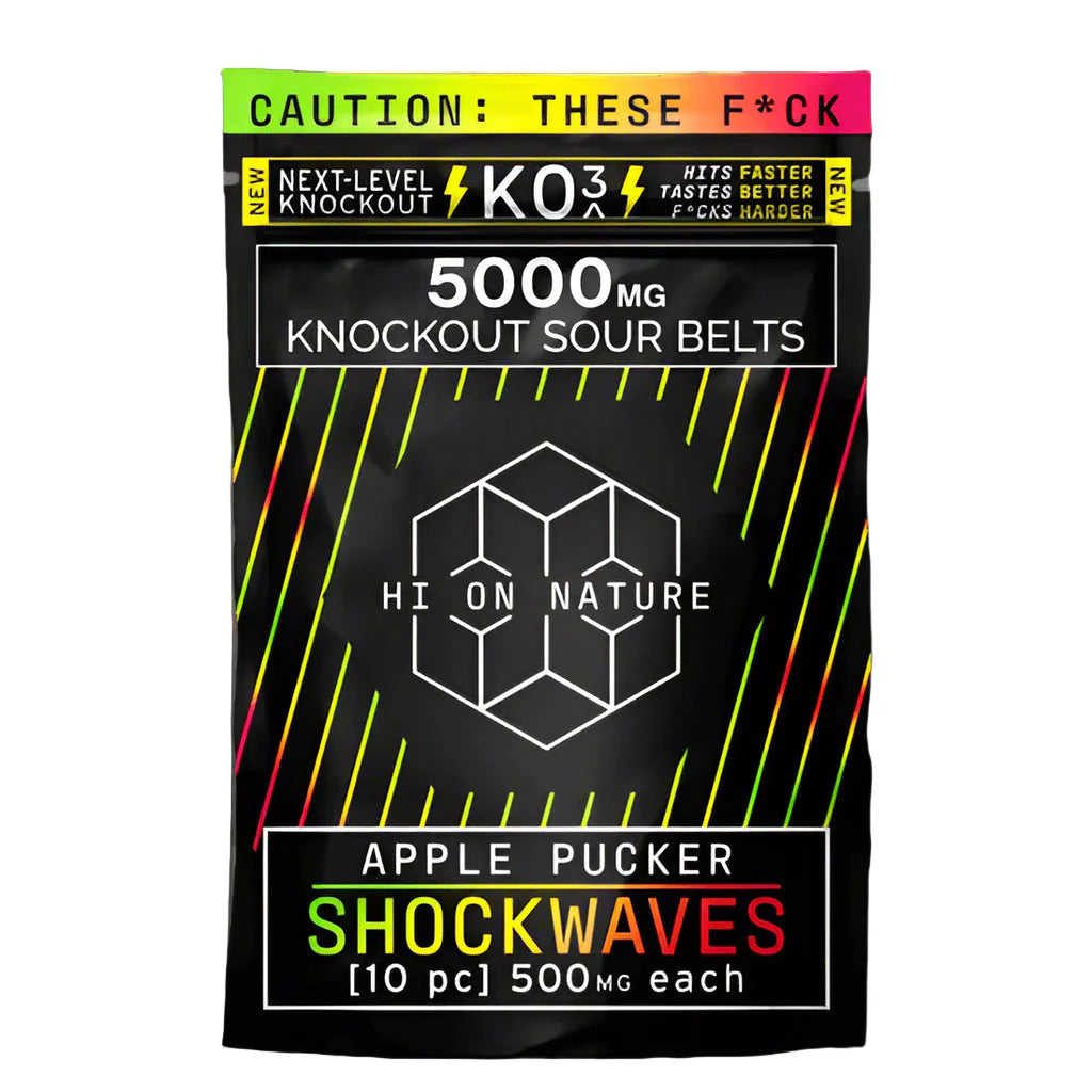HI ON NATURE KO3 GUMY APPLE PUCKER 5000MG
