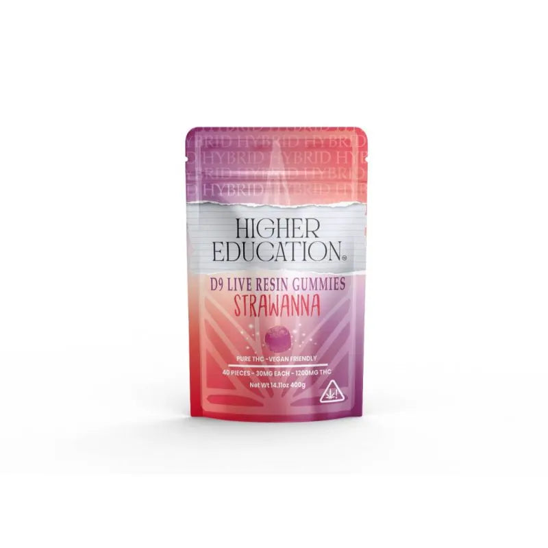 HIGHER EDUCATION D9 LR GUMY STRAWNANA HYB 1200MG|860013389833|Pack Of|1
