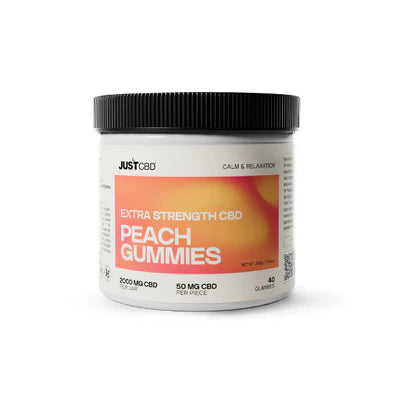 JUST CBD GUMMIES PEACH 2000MG