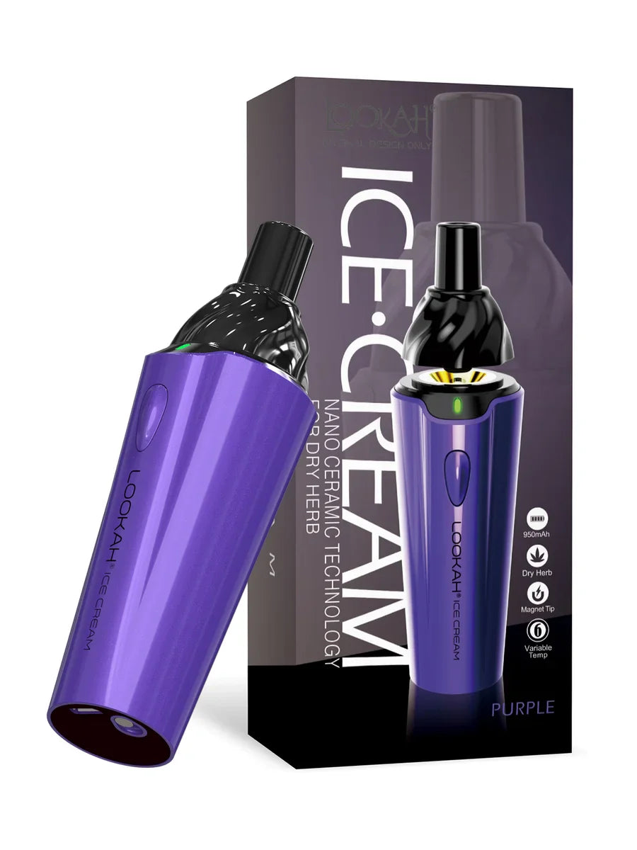 LOOKAH ICE CREAM VAPRORIZER PURPLE 950MAH 1CT