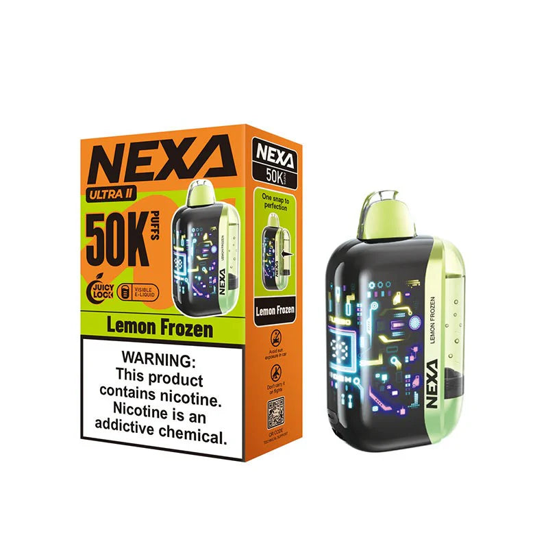 NEXA ULTRA II 50K|NEXA ULTRA II LEMON FROZEN 50K|6942344010144|Pack of 5