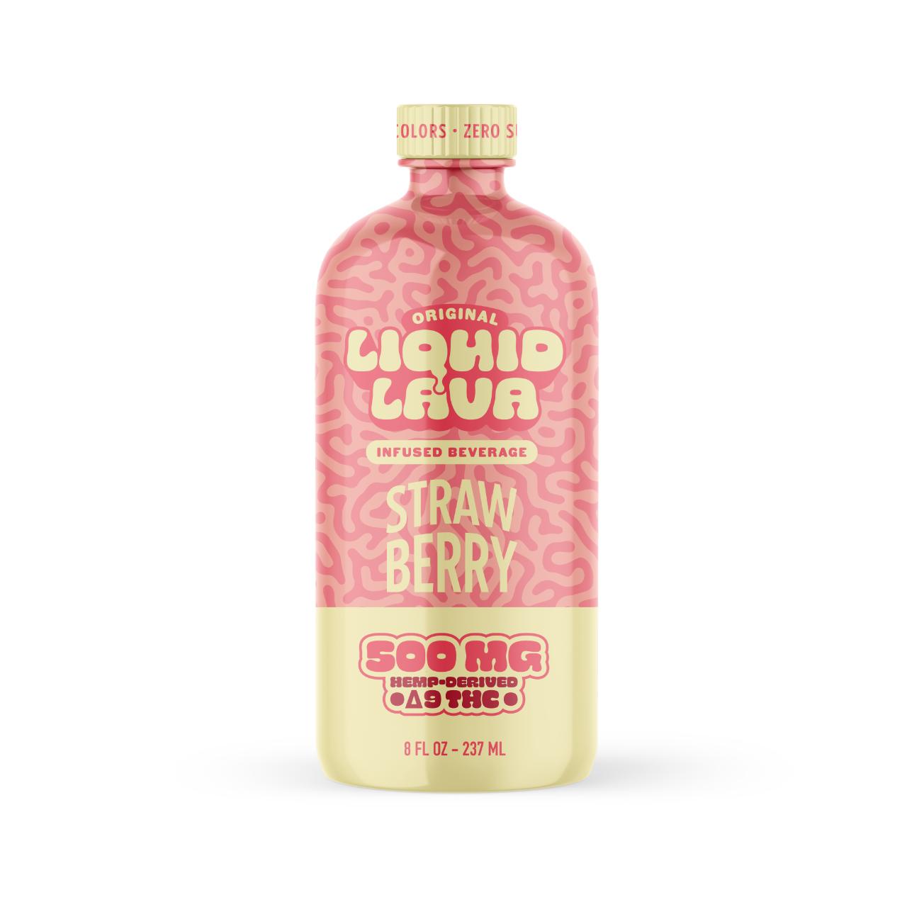 LIQUID LAVA STRAWBERRY 500MG 8OZ