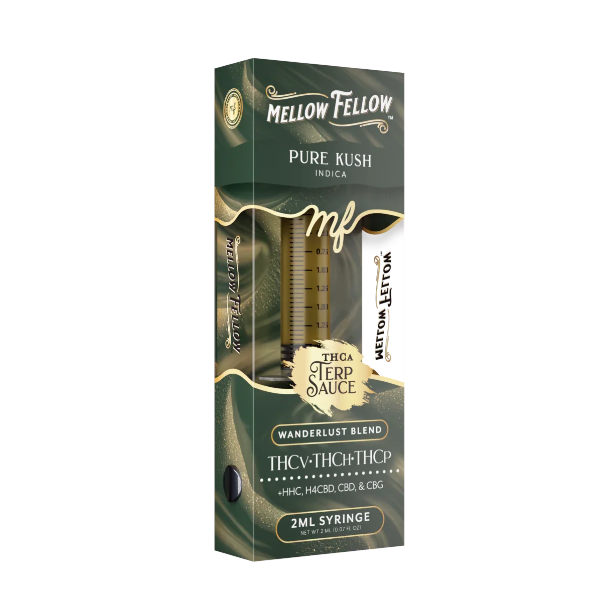 MELLOW FELLOW THCP-THCA TERP SAUCE PURE KUSH SYRINGE INDCA 2ML