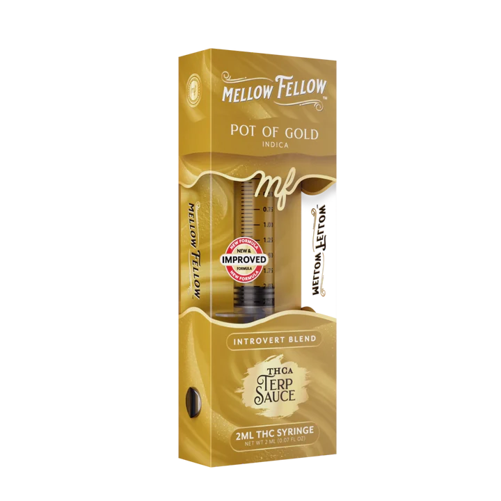 MELLOW FELLOW THCP-THCA TERP SAUCE POT OF GOLD SYRINGE INDCA 2ML
