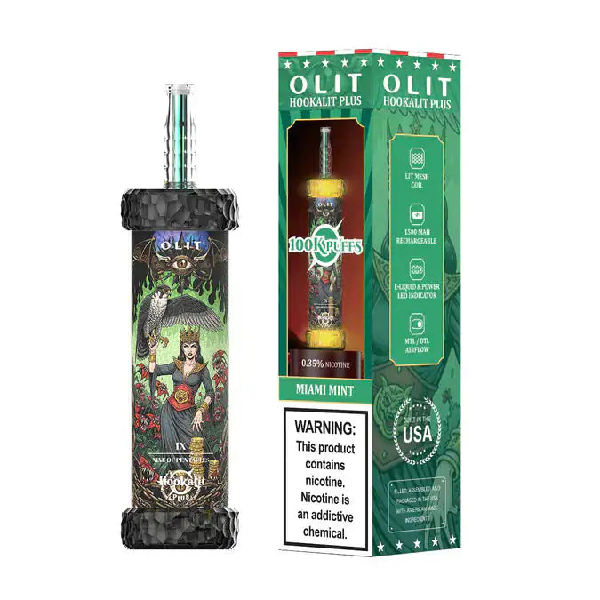OLIT HOOKAH LIT PLUS MIAMI MINT 100K